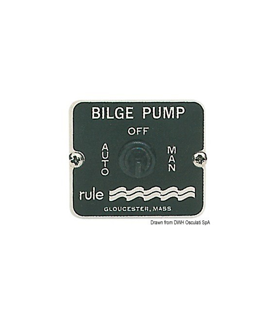 RULE panelový spínač pre bilge pumpy
